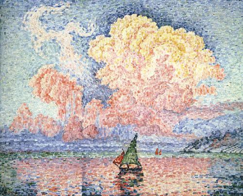 Paul Signac Antibes, the Pink Cloud Norge oil painting art